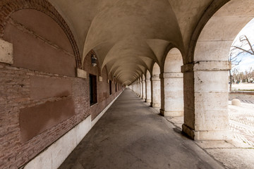 Canvas Print - old street in spain