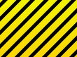 © kebox - Karte mit gelb schwarzen diagonalen Streifen als Hintergrund
