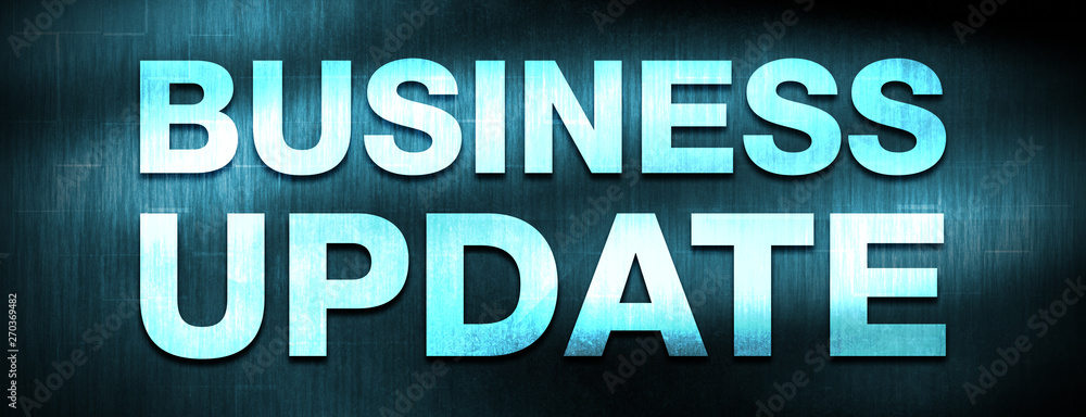 Business Update abstract blue banner background Stock Illustration ...