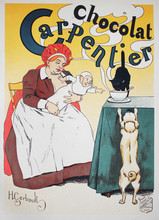 The Advertising Poster Of Chocolate In The Vintage Book Les Maitres De L'Affiche, By Roger Marx, 1897.