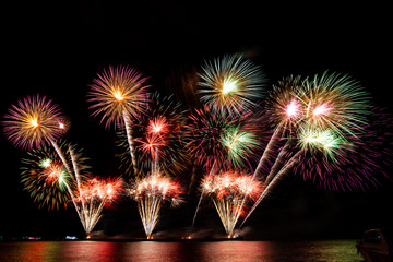 colorful fireworks