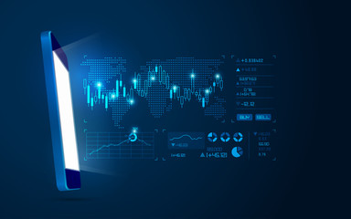 Wall Mural - online trading