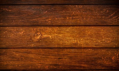 Canvas Print - Dark brown wooden texture, background