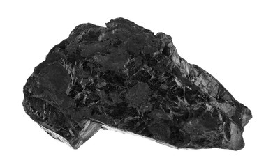 Wall Mural - Coal isolated on white background