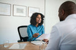 © mavoimages - Manager conducting a job interview in her office
