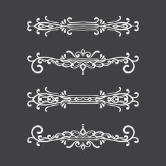 Wall Mural - Vintage vector design elements