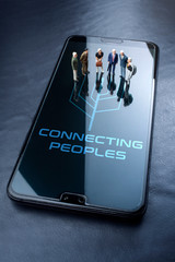 miniature people: connecting people on a mobile phone