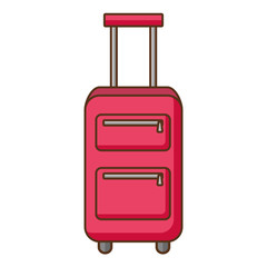 Poster - suitcase handle and wheels accessory