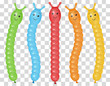 Worm party balloons