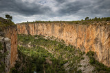 Fototapeta Góry - Canyon next to Chulilla town, province of Valencia, Valencian Community, Spain