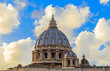 St. Peter's Basilica in Rome, Italy