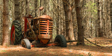 Abandoned 1922 Massey Harris Tractor In Bridgewater Nova Scotia