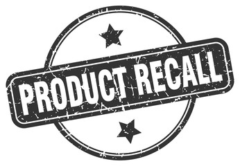 product recall grunge stamp