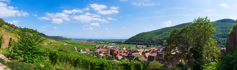 Wall Mural - Panoramablick auf Kaysersberg im Elsass/Frankreich