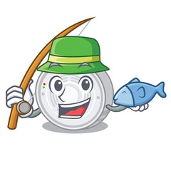 Poster - Fishing smoke detector in the cartoon shape