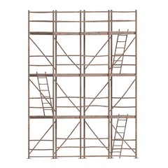 Canvas Print - Realistic 3D Render of Metal Scaffolding