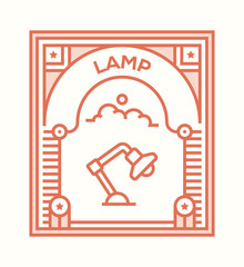 Sticker - LAMP ICON CONCEPT