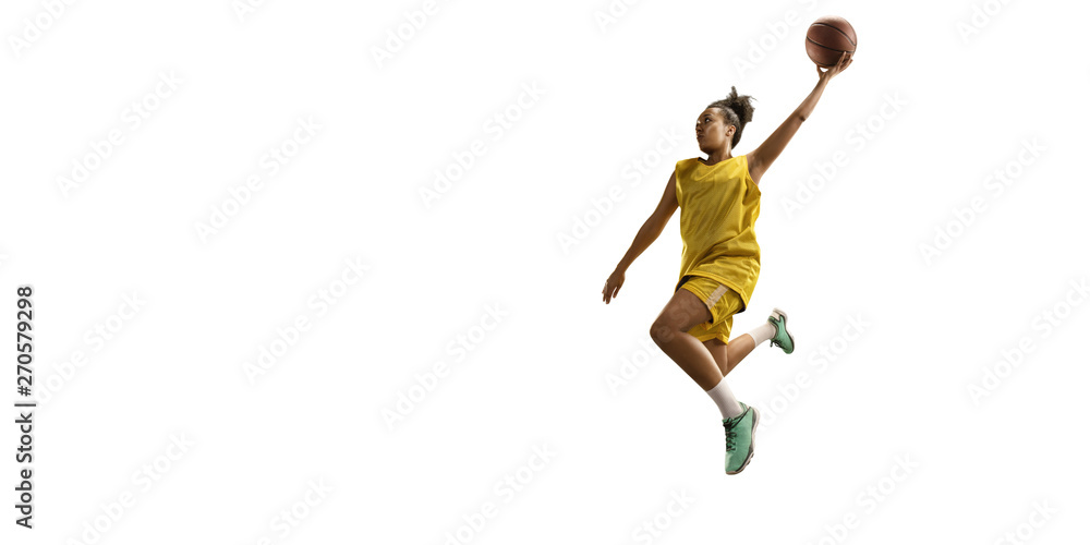 girl dunking