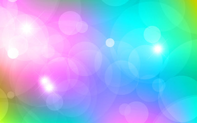 Abstract Bokeh white circle background