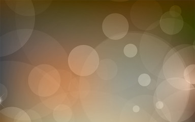 Abstract Bokeh white circle background