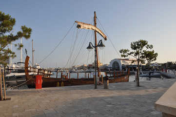 Wall Mural - The beautiful Limassol Marina in Cyprus