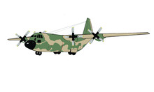C-130 B Model Hercules Aircraft  With Gear Down