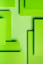 Monochrome Electric Green Paper Design