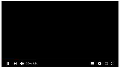 Modern player for video and music interface for web site .Free space for adv. Vector illustration isolated on white background.