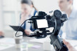 © StockPhotoPro - Professional videomaker shooting a video