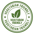 Vegetarian Friendly Stamp