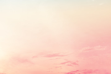 Wall Mural - Sun and cloud background with a pastel colored