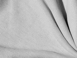 Poster - crumpled white fabric cloth texture