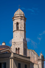 Wall Mural - Sassari Cathedral (Duomo di Sassar, Cattedrale di San Nicola), Sardinia, Italy.  Romanesque (12th century) with Gothic, Renaissance, Baroque and Neoclassical elements.