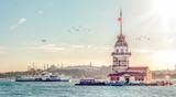 Maiden's Tower in istanbul, Turkey (KIZ KULESI - USKUDAR)