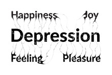 Depression Sucks Out Happiness, Joy, Feeling And Pleasure.
