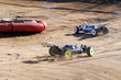 rc racing cars during rally race