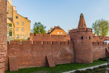 Wall Mural - A typical view in the old town in Warsaw Poland