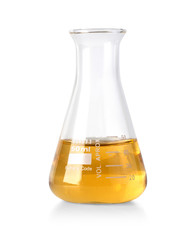 Wall Mural - flask with yellow liquid