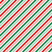 Candy Cane Stripes Seamless Pattern - Diagonal Candy Cane Stripes Repeating Pattern Design