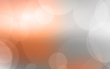 Abstract Bokeh white circle background