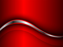 Abstract Business Background Red And Silver