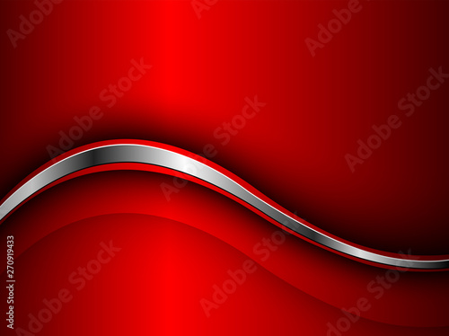 Abstract business background red and silver