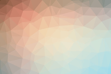 Wall Mural - gradient background with mosaic shape of triangular and square cells of various colors ideal for mod