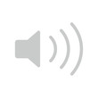 © Passatic - sound volume icon on the white background
