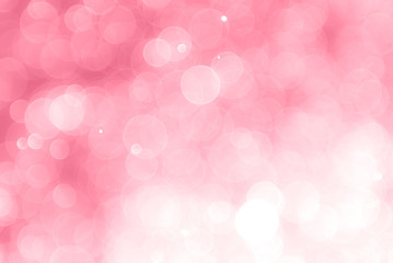 Abstract pink background with bokeh, bokeh background, sparkle bokeh background