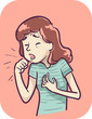 Girl Symptom Cough And Shortness Of Breath