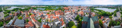 Fotografia  Panorama Stralsund view from above - 360