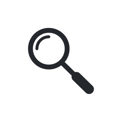 Poster - Search icon vector. flat icon magnifying glass symbol