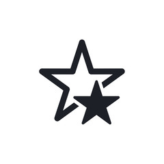 Poster - Star icon. Flat icon star symbol Vector Logo Template