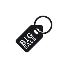 Aufkleber - Label icon. Price tag icon line symbol vector on white background